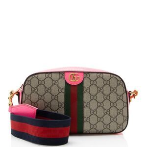 Gucci GG Supreme Ophidia Web Small Camera Bag